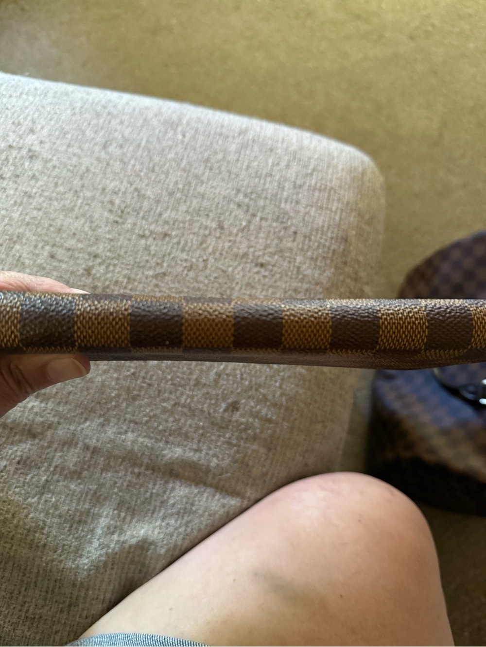 Louis Vuitton Speedy 35 Damier
Ebene Brown Monogram Handbag with Wallet. - Picture 15 of 16